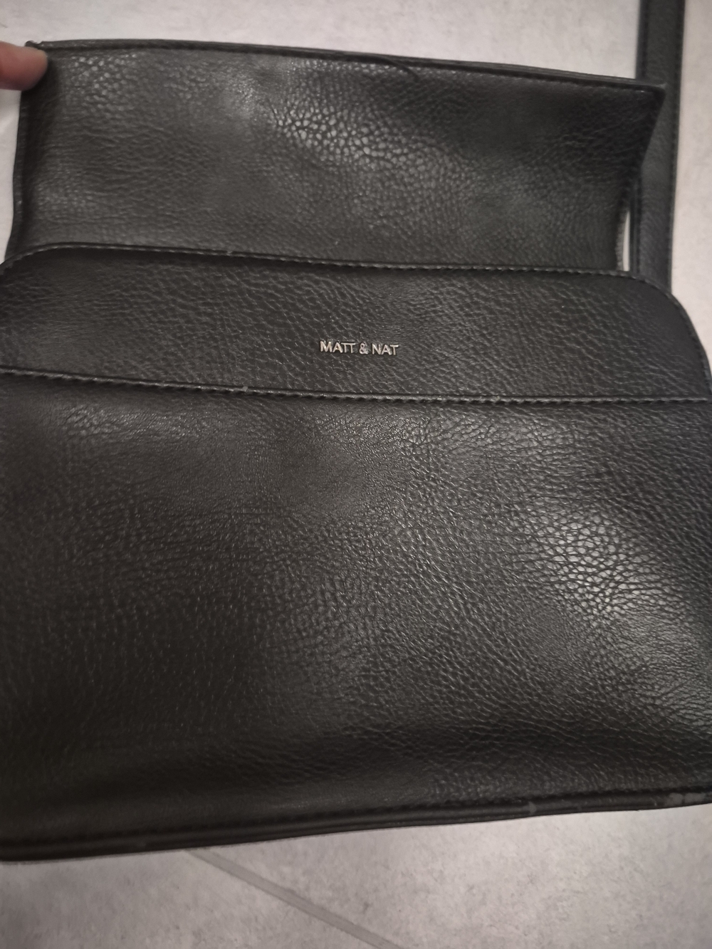 Matt & Nat Black Crossbody Bag